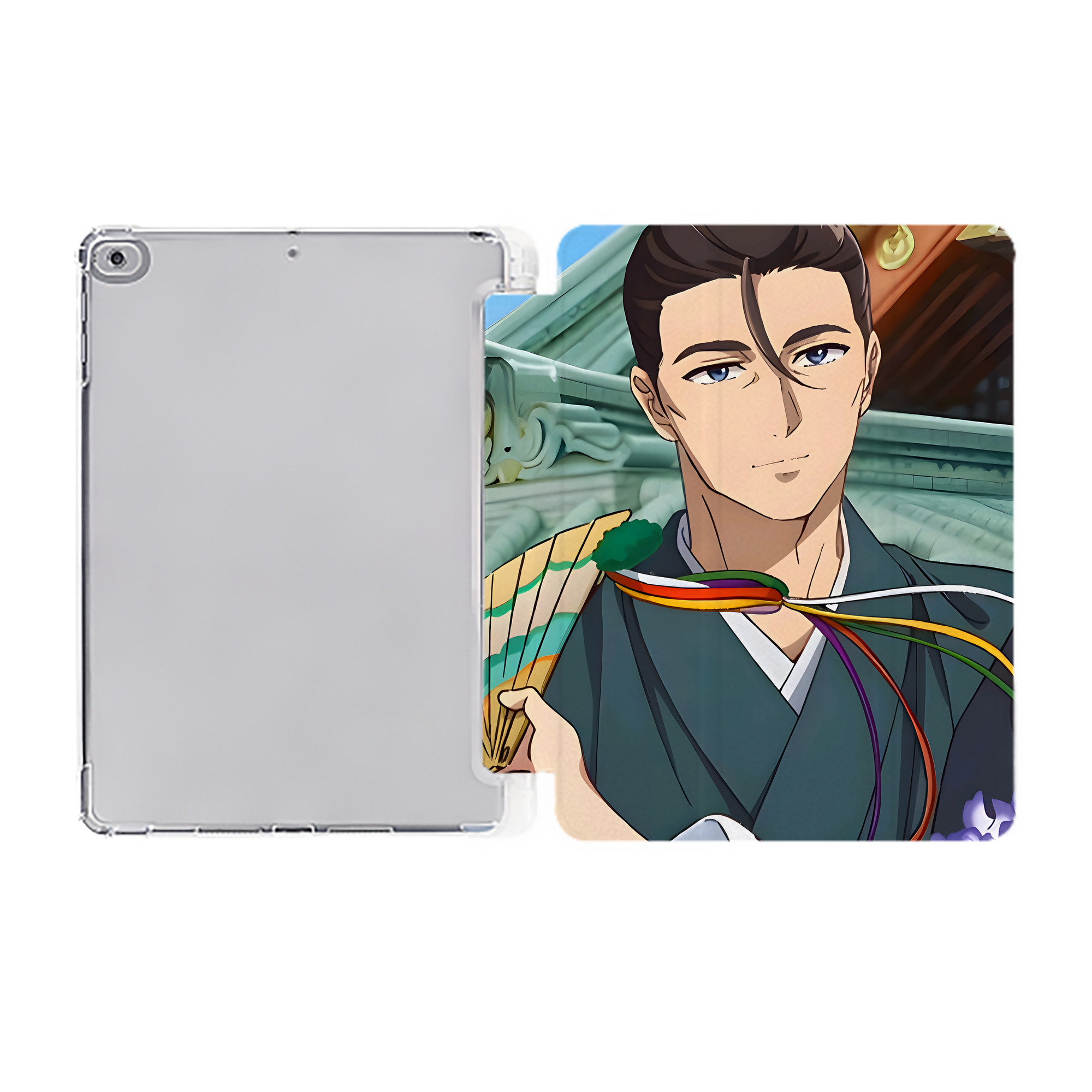 （画像用） 薬屋のひとりごと The Apothecary Diaries IPad ケース ペン収納付き 三つ折りスタンド PUレザー×シリコン 対応機種9.5/10.5/10.9インチ